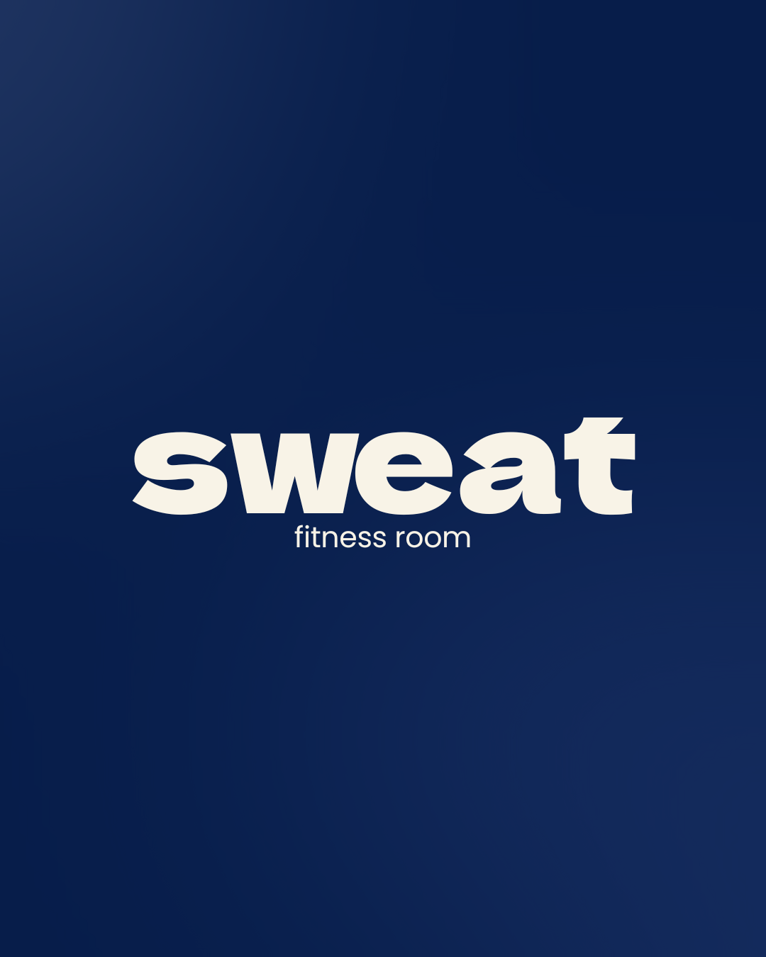 Sweat fitness room
